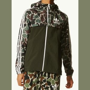 🔥Adidas Camo Windbreaker